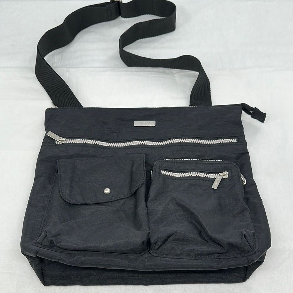 Baggallini Bag Crossbody Black Nylon Water Resistant Travel